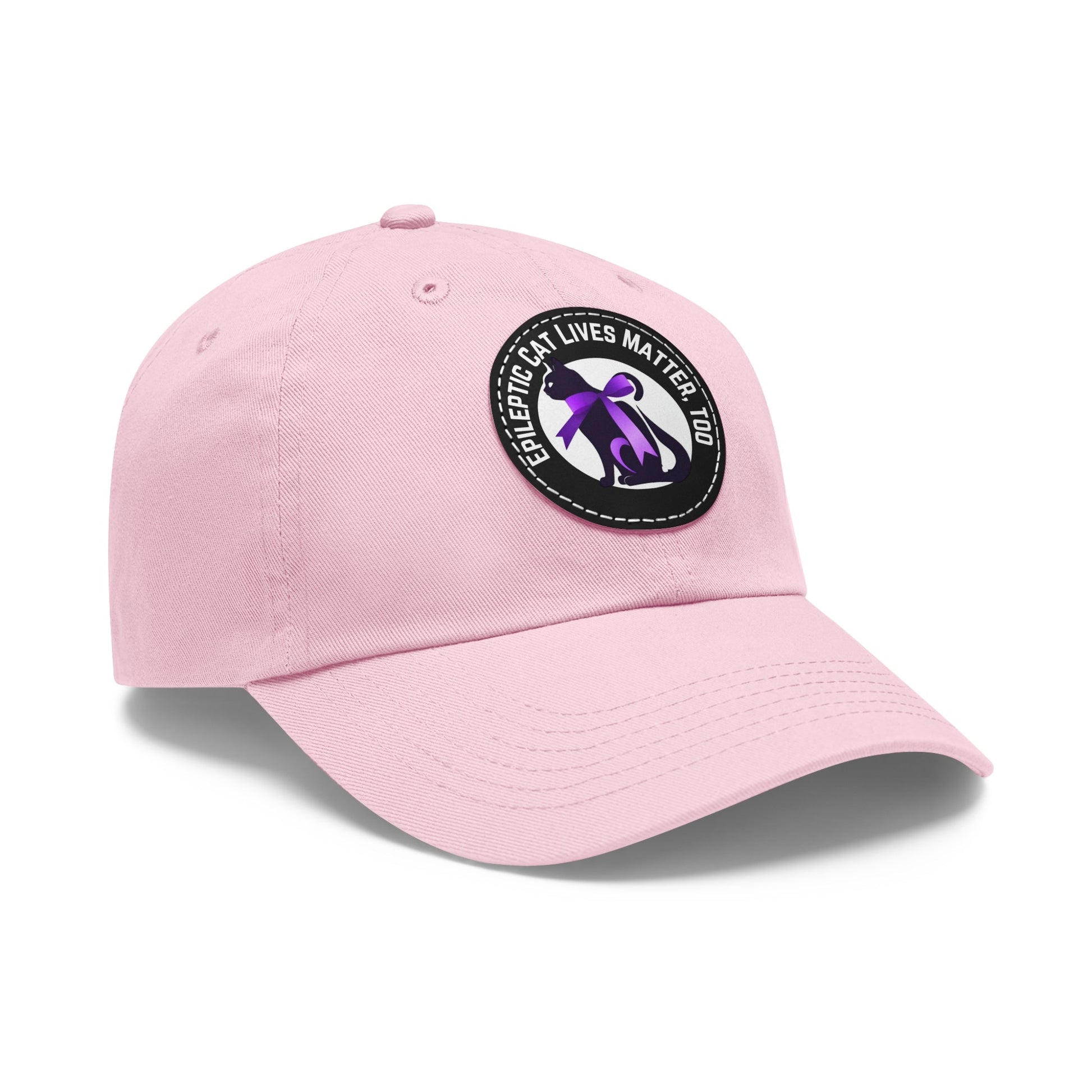 ECLMT Dad Hat with Leather Patch - Hats - Epileptic Al’s Shop