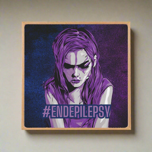 End Epilepsy Metal Art Sign - Home Decor - Epileptic Al’s Shop