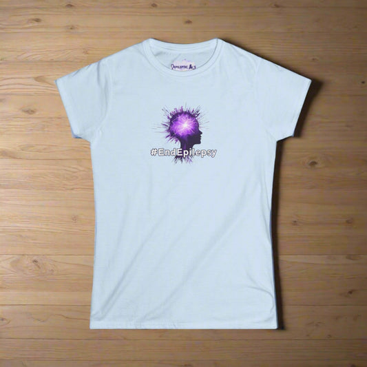 End Epilepsy Women's Softstyle Tee - T - Shirt - Epileptic Al’s Shop