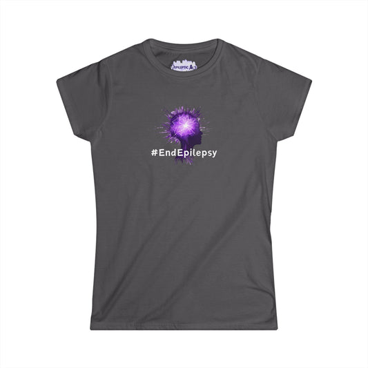 End Epilepsy Women's Softstyle Tee - T - Shirt - Epileptic Al’s Shop