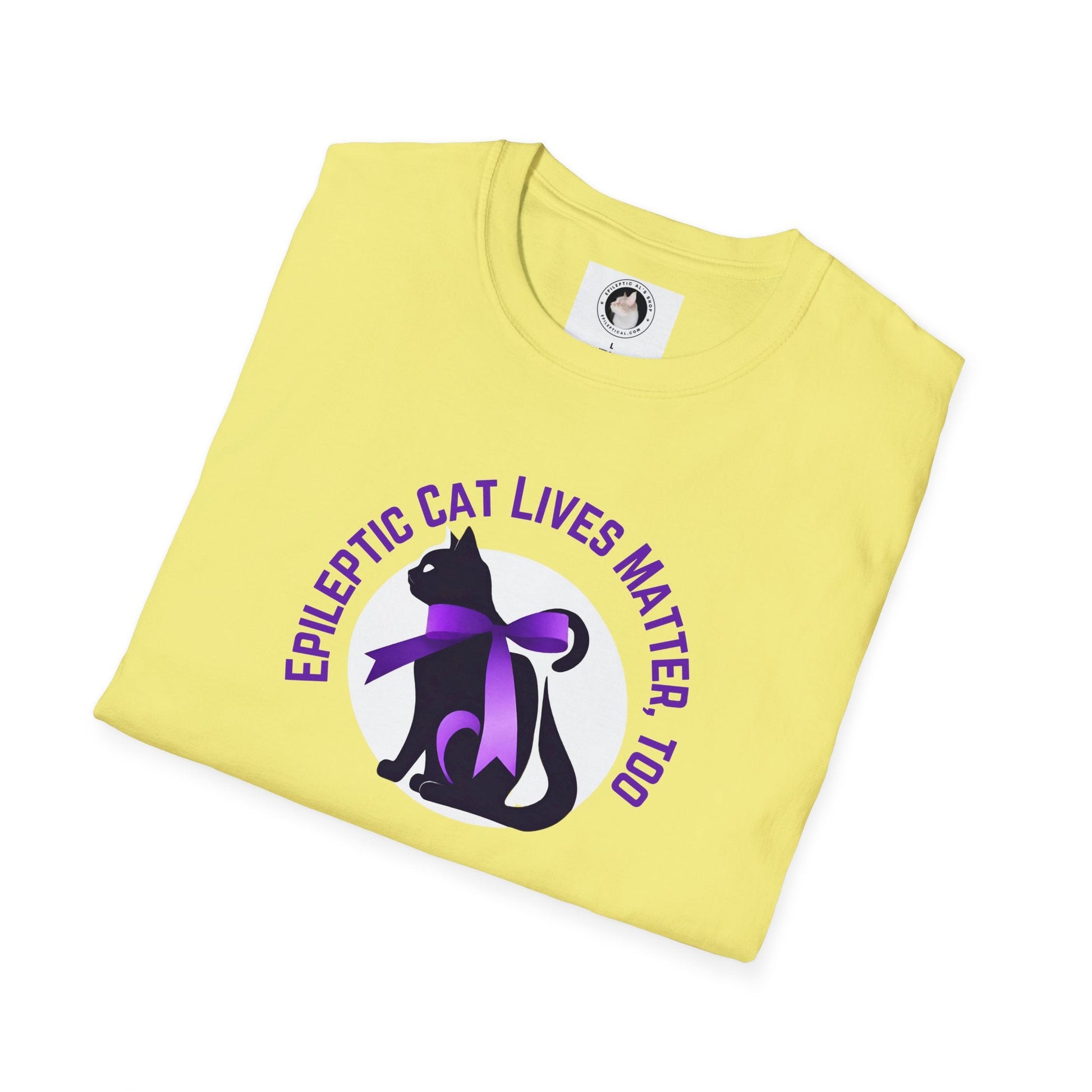 EpiKitty Lives Matter Too Unisex Softstyle T - Shirt - T - Shirt - Epileptic Al’s Shop