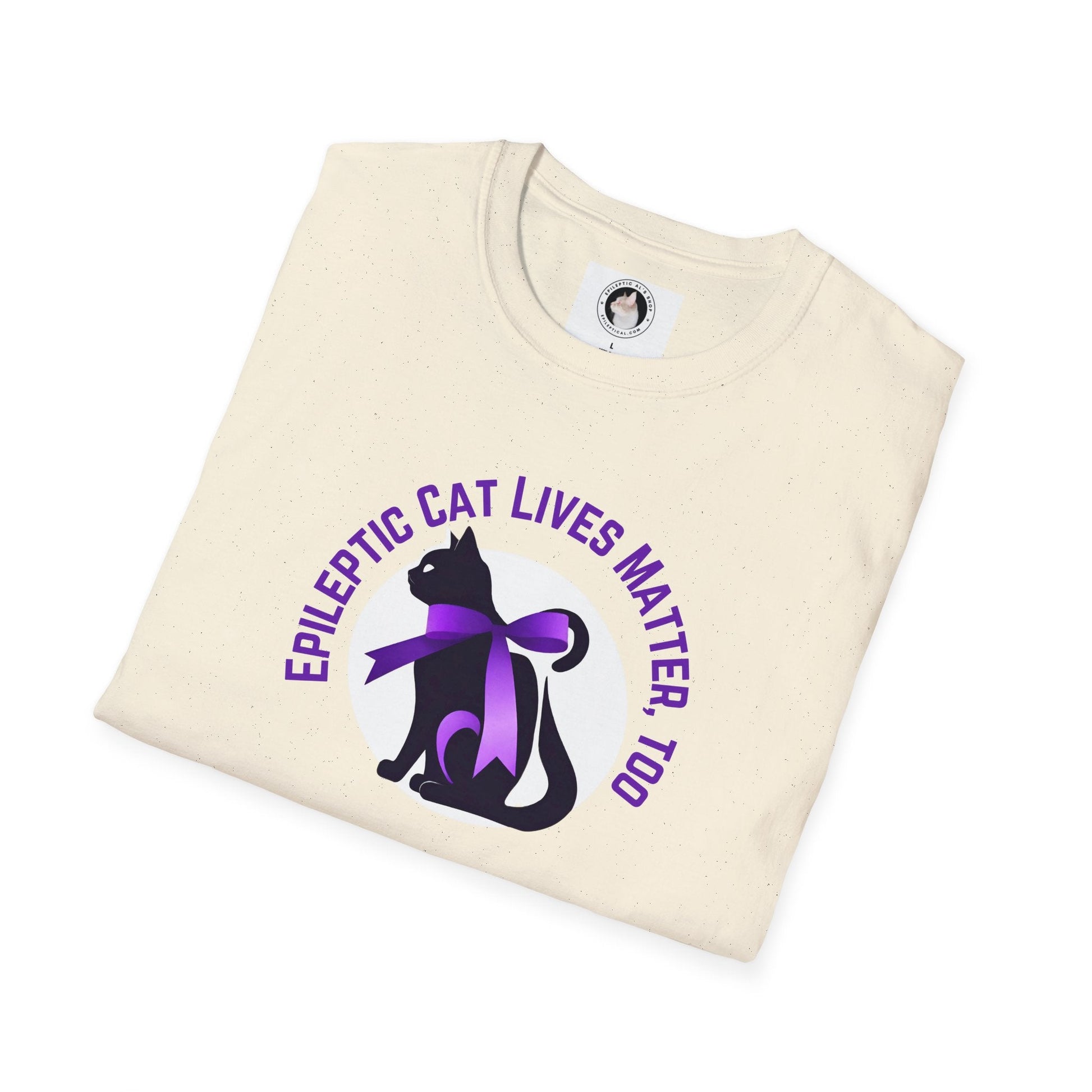 EpiKitty Lives Matter Too Unisex Softstyle T - Shirt - T - Shirt - Epileptic Al’s Shop