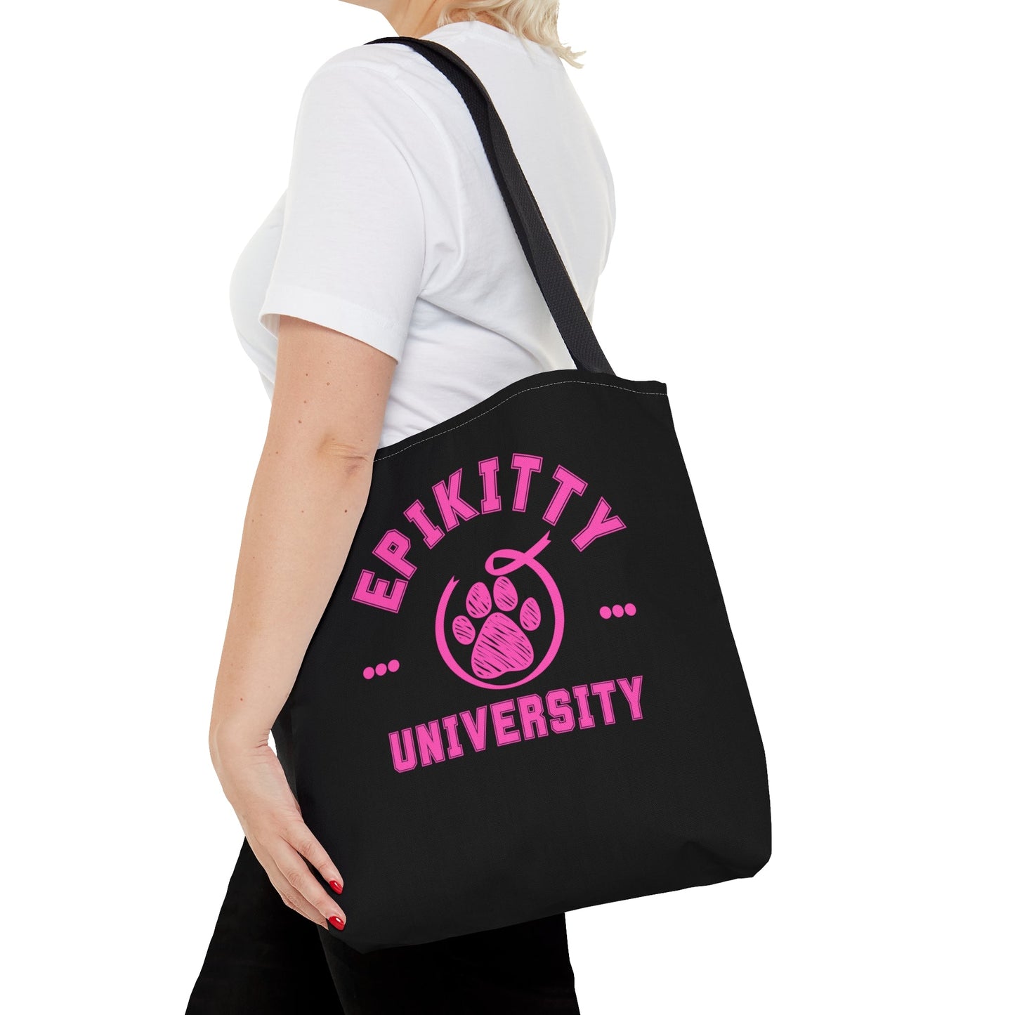 Epikitty U Tote Bag Black - Bags - Epileptic Al’s Shop