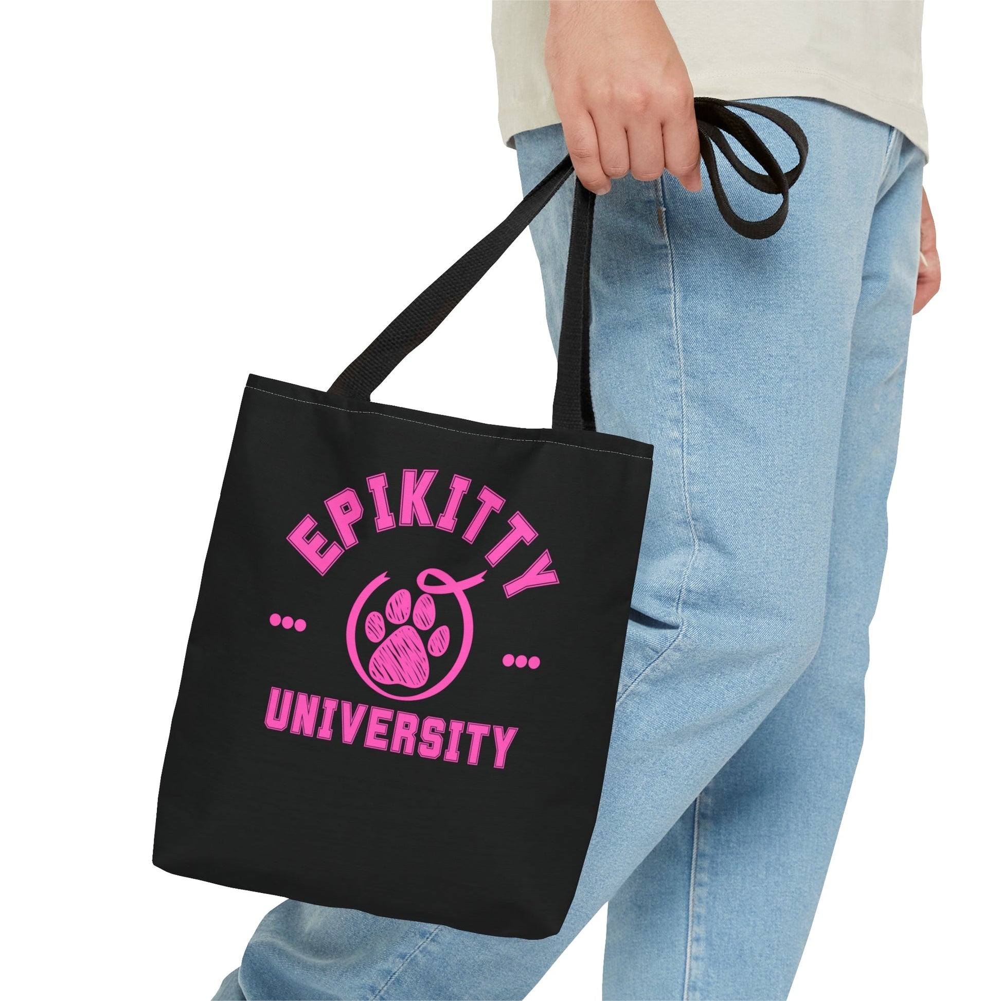 Epikitty U Tote Bag Black - Bags - Epileptic Al’s Shop