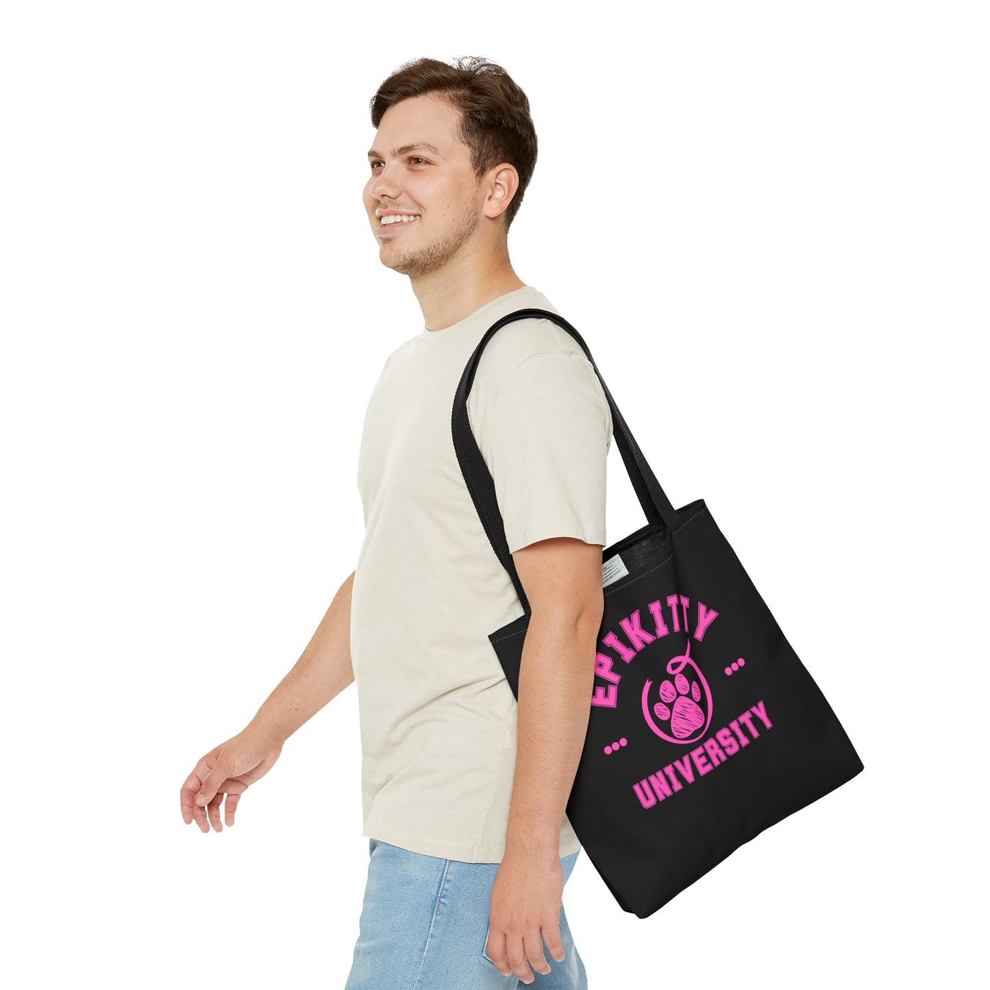 Epikitty U Tote Bag Black - Bags - Epileptic Al’s Shop