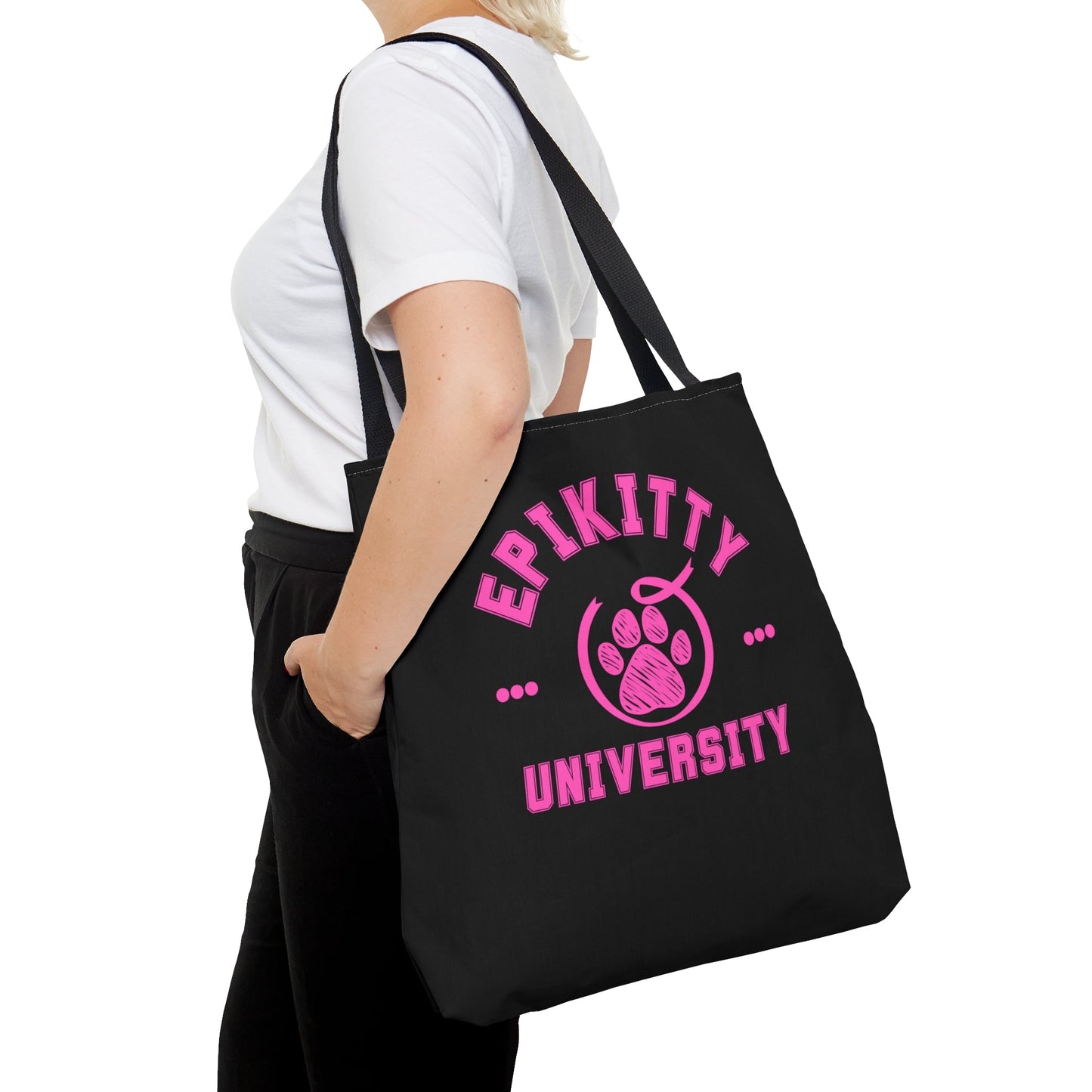 Epikitty U Tote Bag Black - Bags - Epileptic Al’s Shop