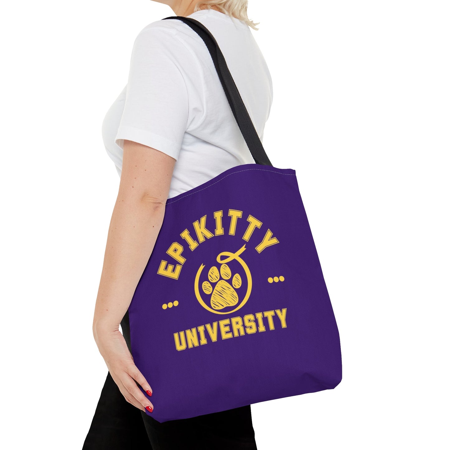 Epikitty U Tote Bag Purple - Bags - Epileptic Al’s Shop