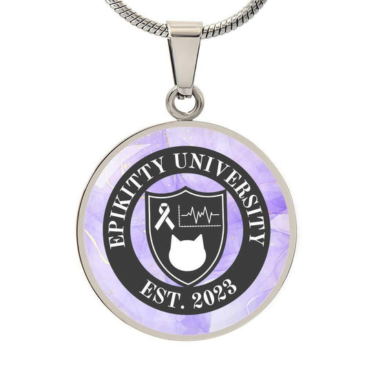 EpiKitty University Logo Necklace - Jewelry - Epileptic Al’s Shop