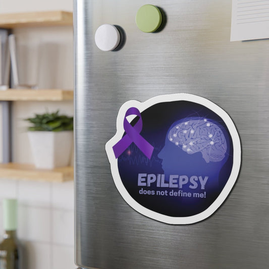 Epilepsy Awareness Die - Cut Magnets - Home Decor - Epileptic Al’s Shop