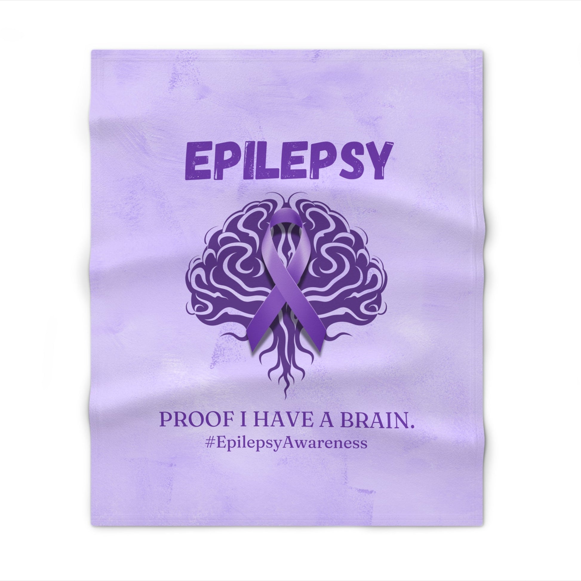 Epilepsy Awareness Throw Blanket - Home Decor - Epileptic Al’s Shop