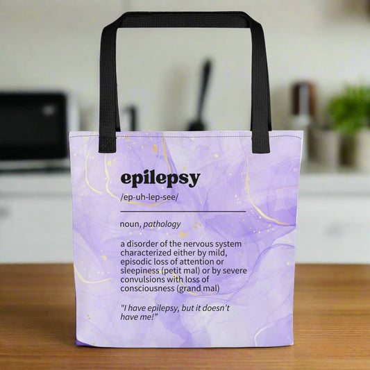 Epilepsy Definition Tote Bag - Bags - EpiAl's Shop