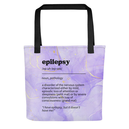 Epilepsy Definition Tote Bag - Bags - EpiAl's Shop