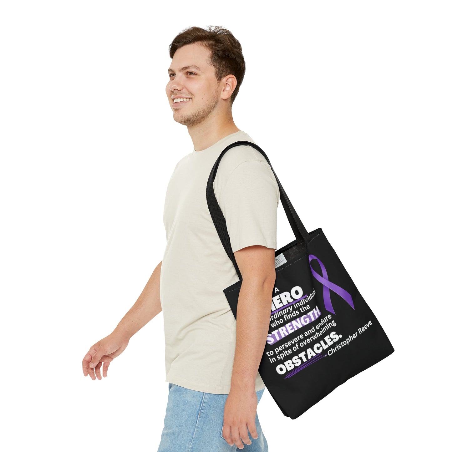 Epilepsy Hero Tote Bag - Bags - Epileptic Al’s Shop