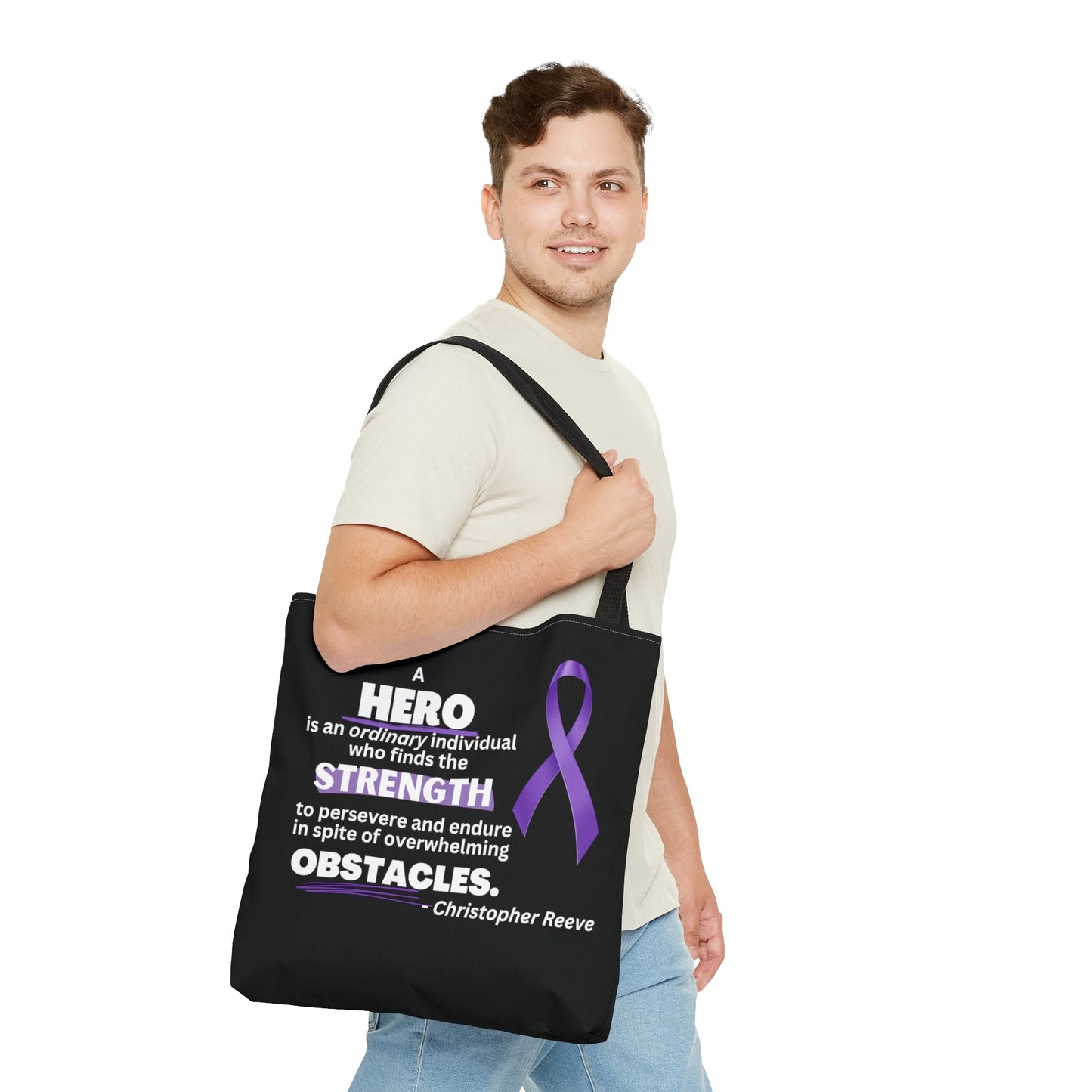 Epilepsy Hero Tote Bag - Bags - Epileptic Al’s Shop