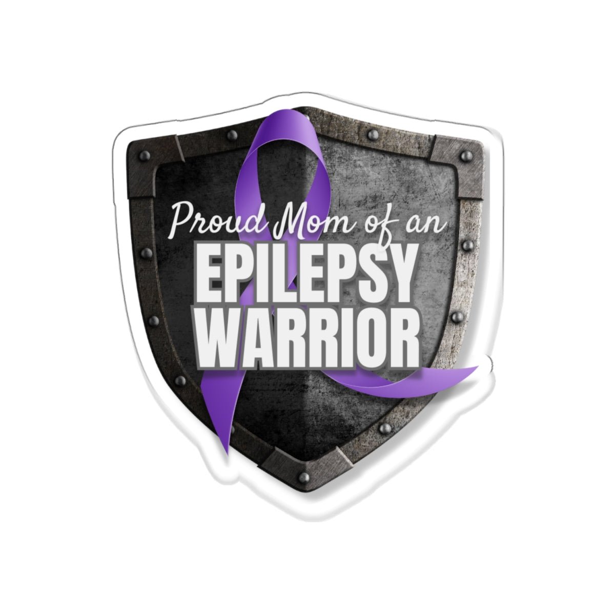 Epilepsy Warrior Kiss - Cut Stickers - Paper products - Epileptic Al’s Shop