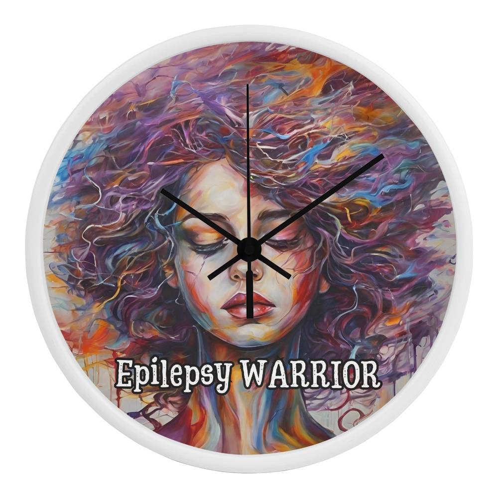 Epilepsy Warrior Wall Clock - Jewelry - EpiAl's Shop