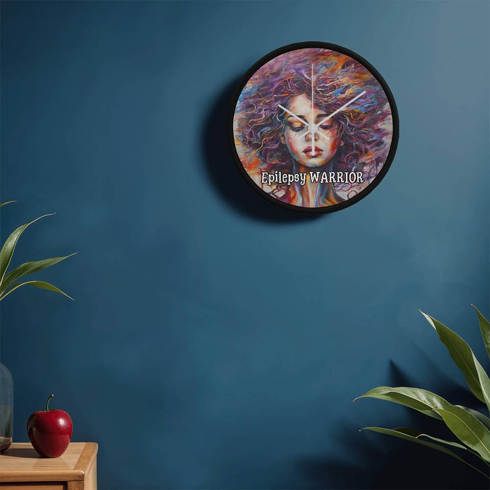 Epilepsy Warrior Wall Clock - Jewelry - EpiAl's Shop