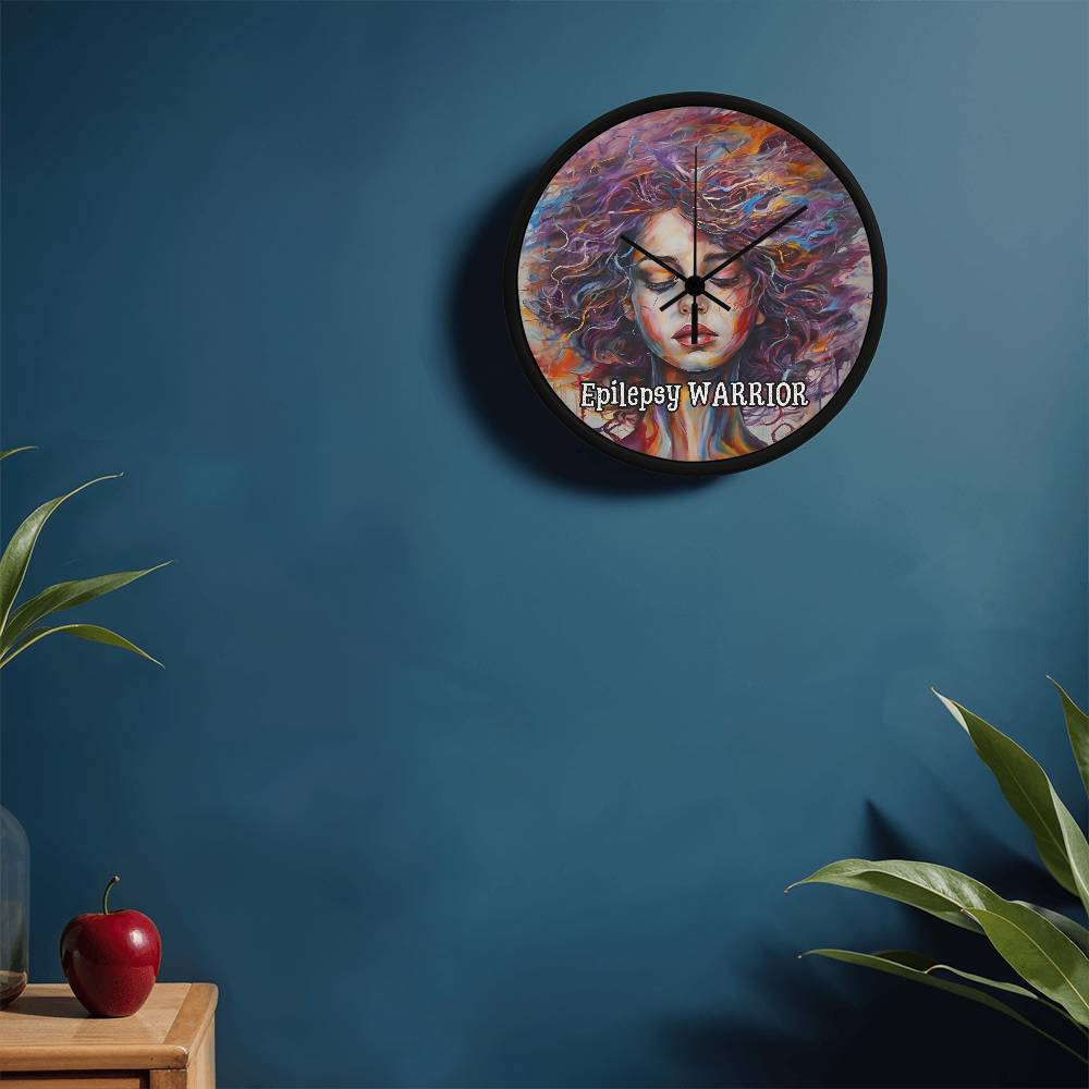 Epilepsy Warrior Wall Clock - Jewelry - EpiAl's Shop