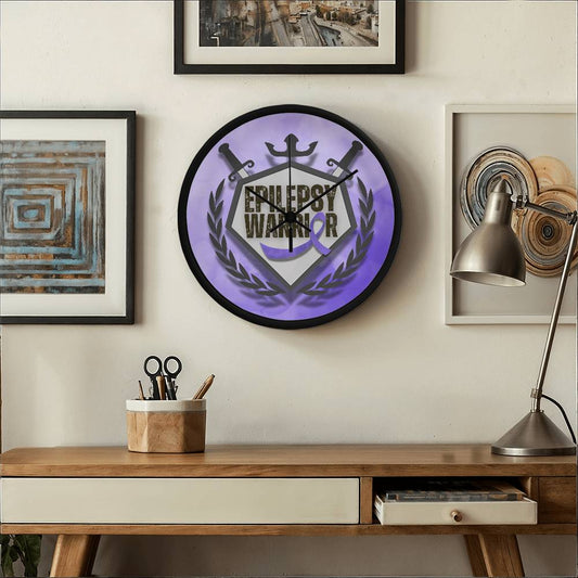 Epilepsy Warrior Wall Clock - Jewelry - EpiAl's Shop