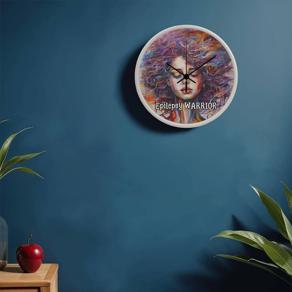 Epilepsy Warrior Wall Clock - Jewelry - EpiAl's Shop