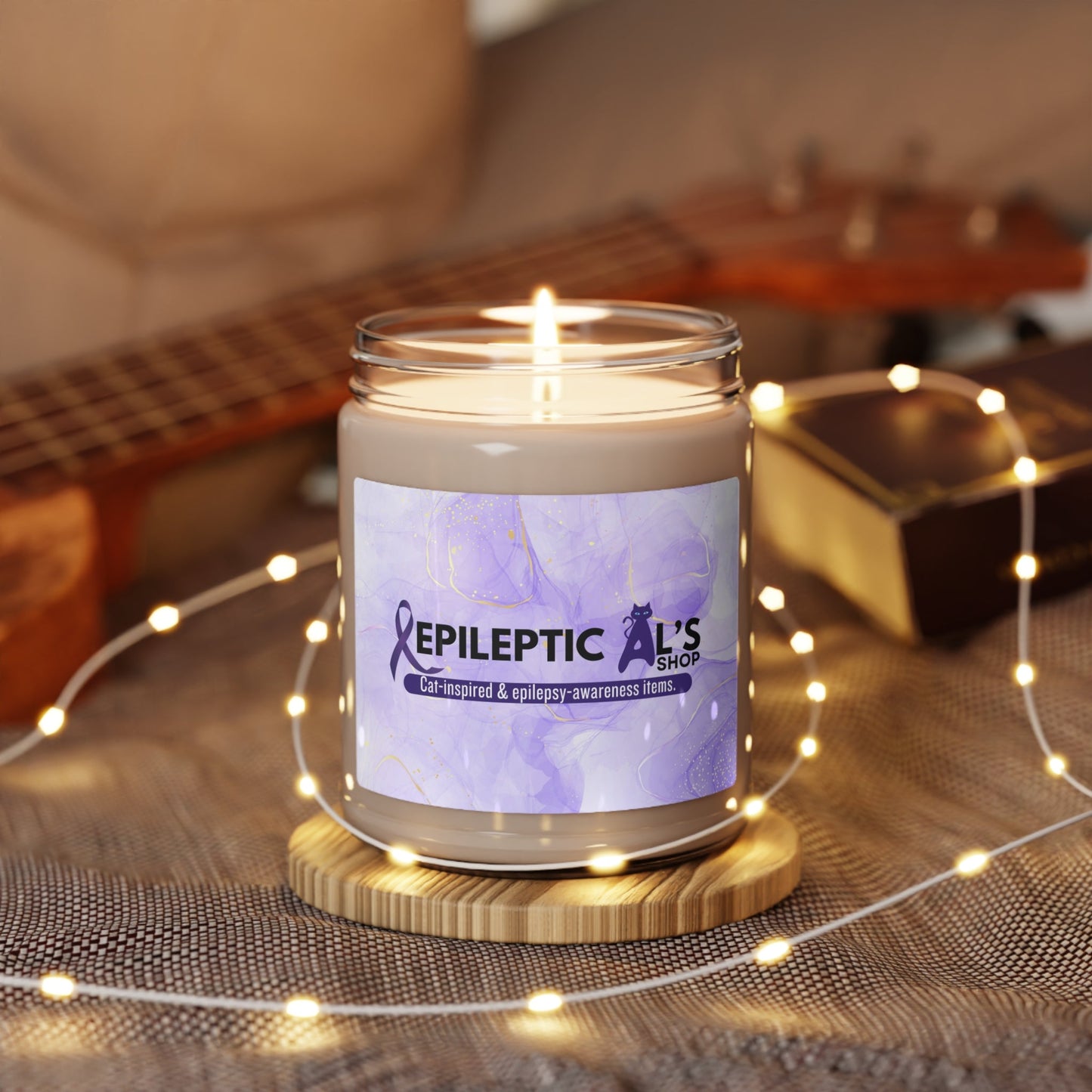 Epileptic Al’s Scented Soy Candle, 9oz - Home Decor - Epileptic Al’s Shop