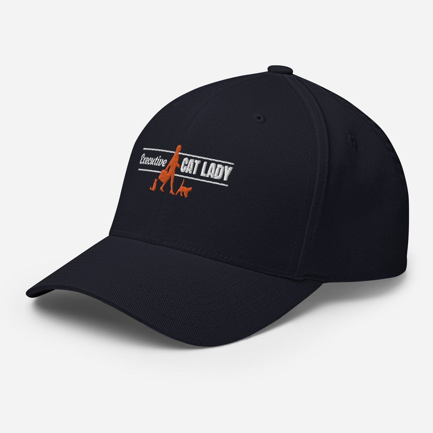 Executive Cat Lady Structured Twill Cap - Hats - EpiAl's Shop