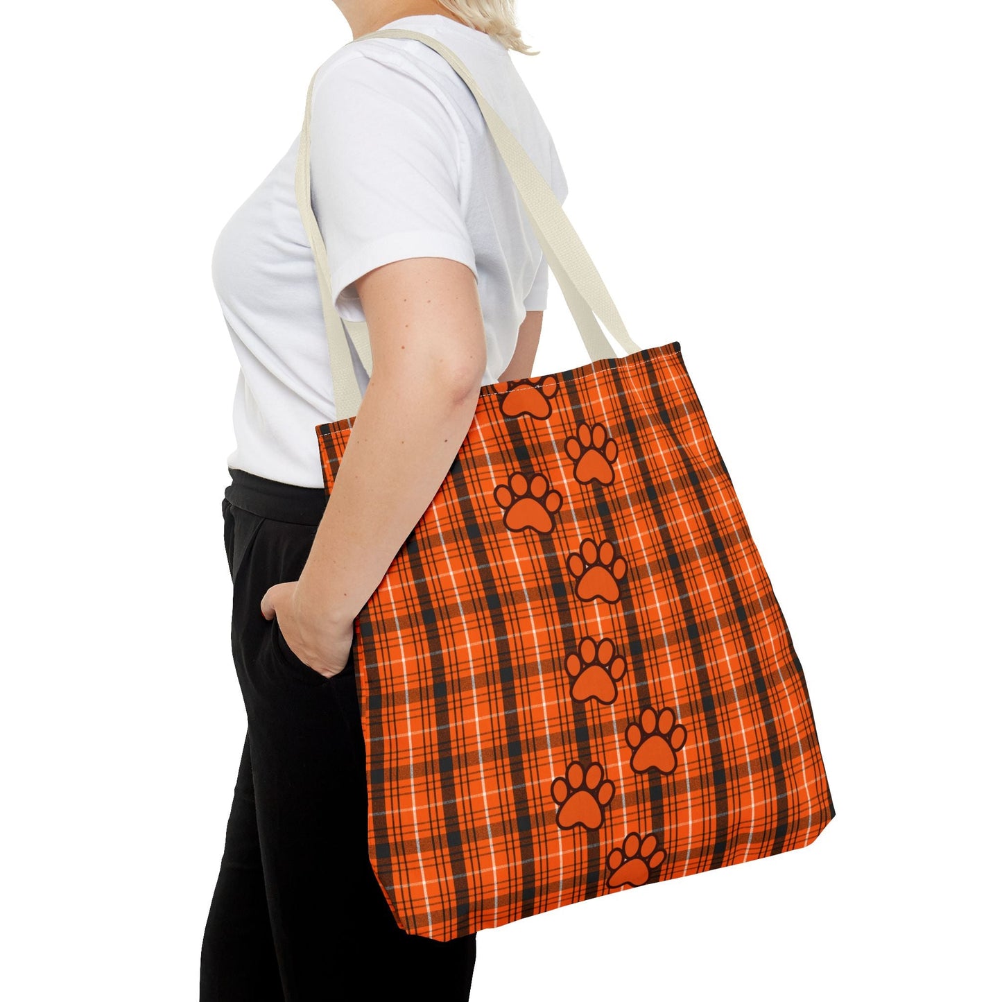 Fall Plaid Tote Bag - Bags - EpiAl's Shop