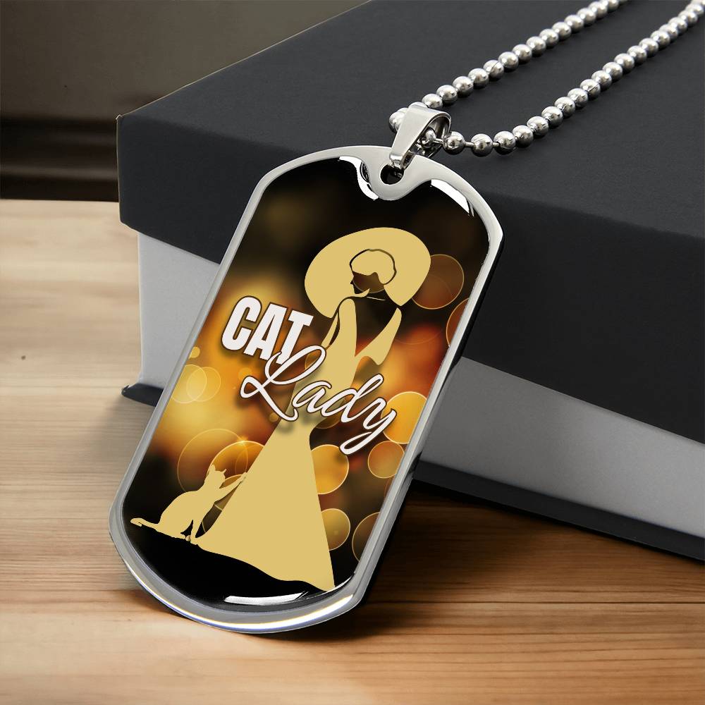 Fancy Cat Lady Necklace - Jewelry - Epileptic Al’s Shop