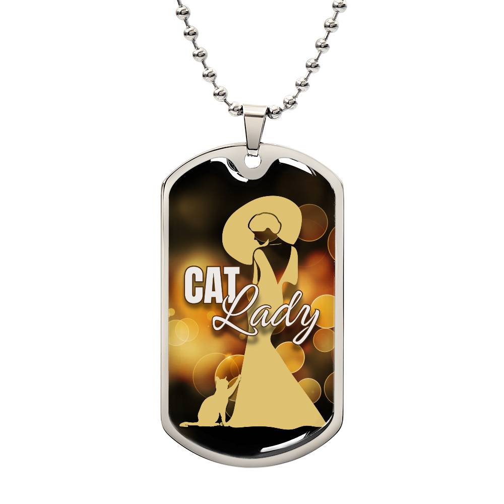 Fancy Cat Lady Necklace - Jewelry - Epileptic Al’s Shop