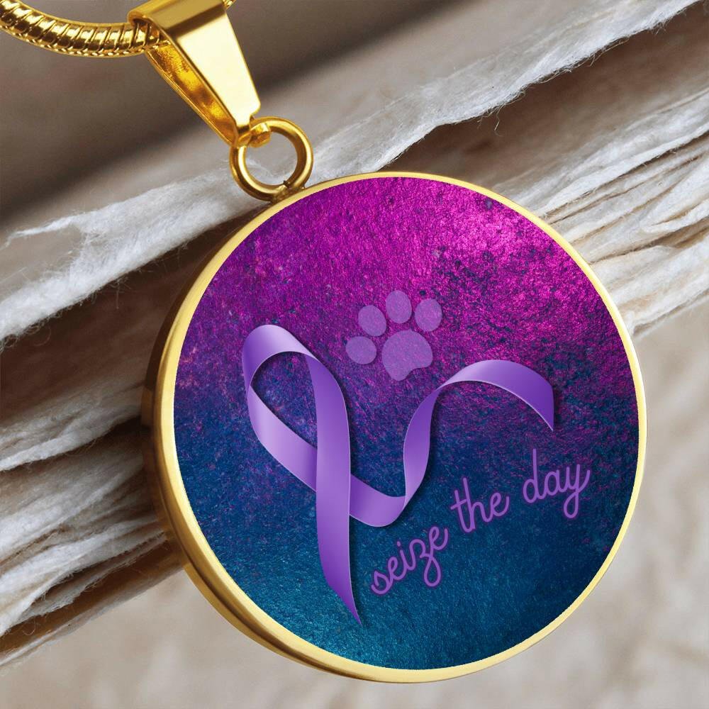 Feline Epilepsy Awareness Necklace - Jewelry - Epileptic Al’s Shop