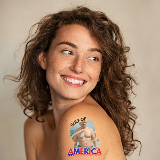 Gulf of America Temporary Tattoo Inkedjoy