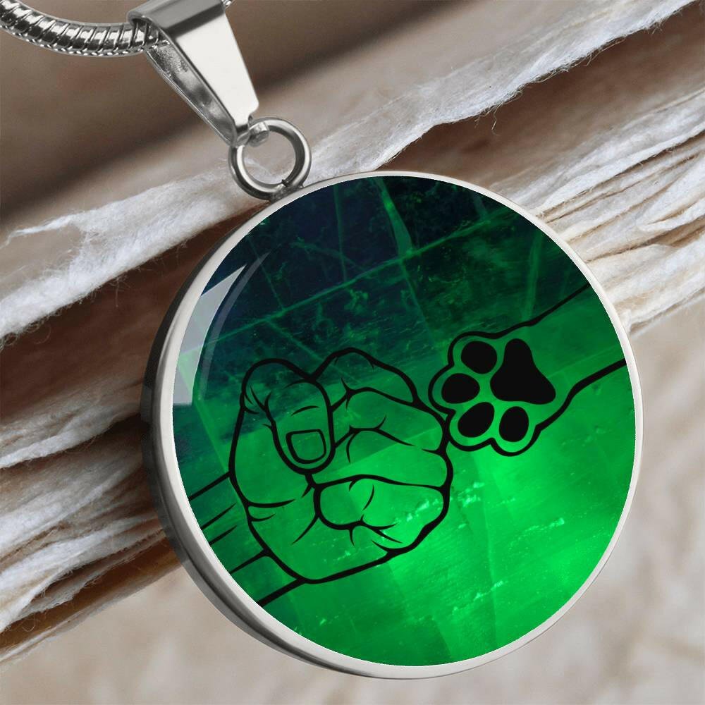 Fist Bump Necklace - Jewelry - Epileptic Al’s Shop