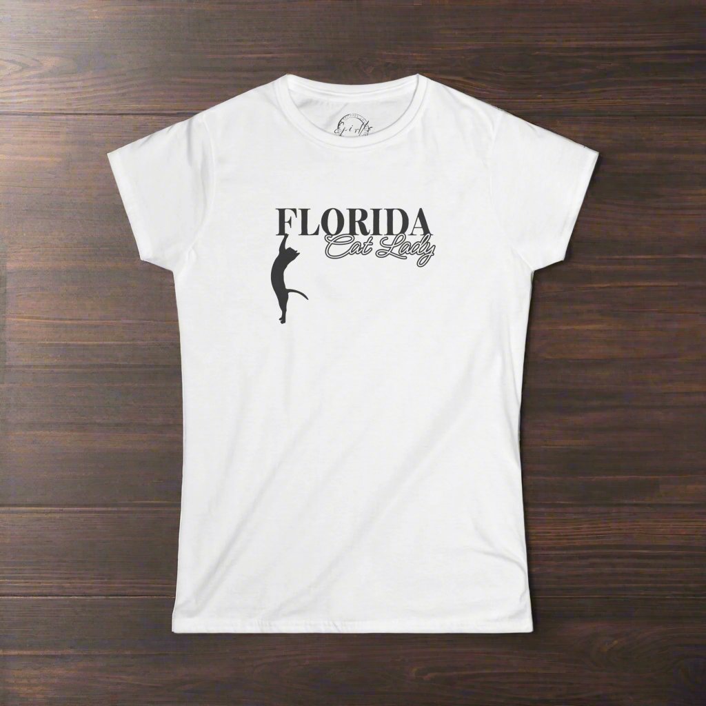 Florida Cat Lady Softstyle Tee - T - Shirt - EpiAl's Shop