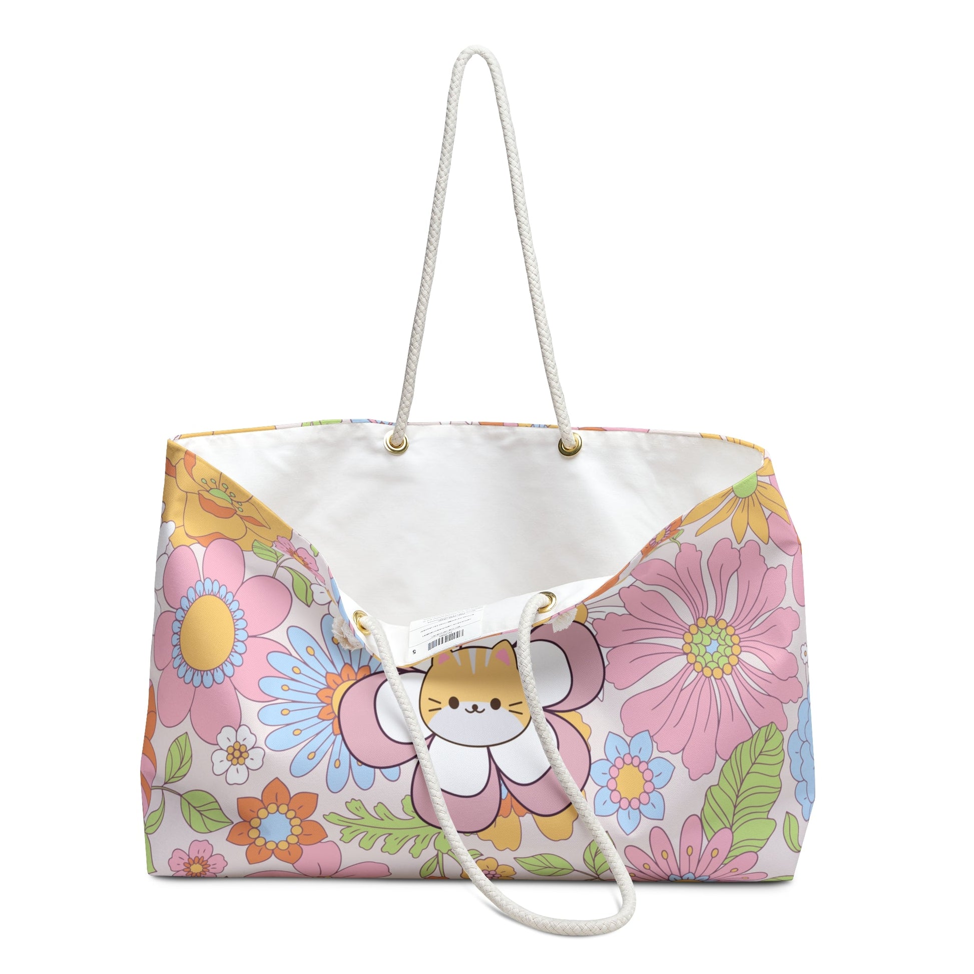 Flower Kitties Weekender Bag - Bags - Epileptic Al’s Shop