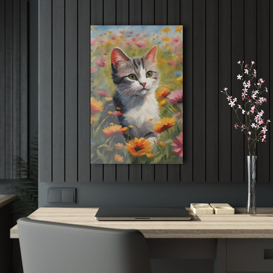 Flower Kitty Acrylic Prints - Home Decor - Epileptic Al’s Shop