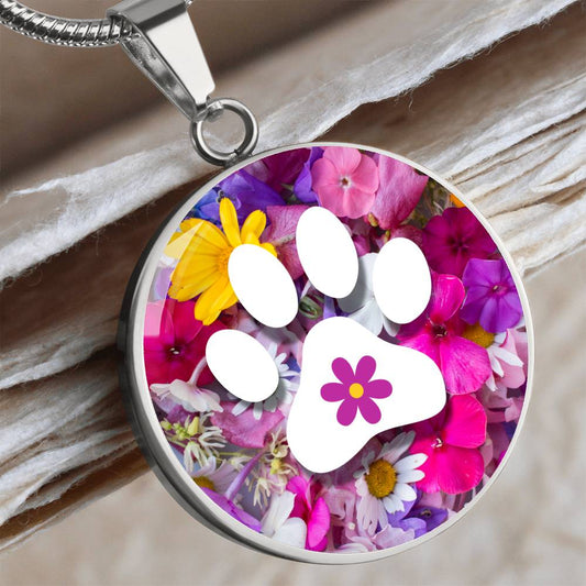 Flower Kitty Necklace - Jewelry - Epileptic Al’s Shop