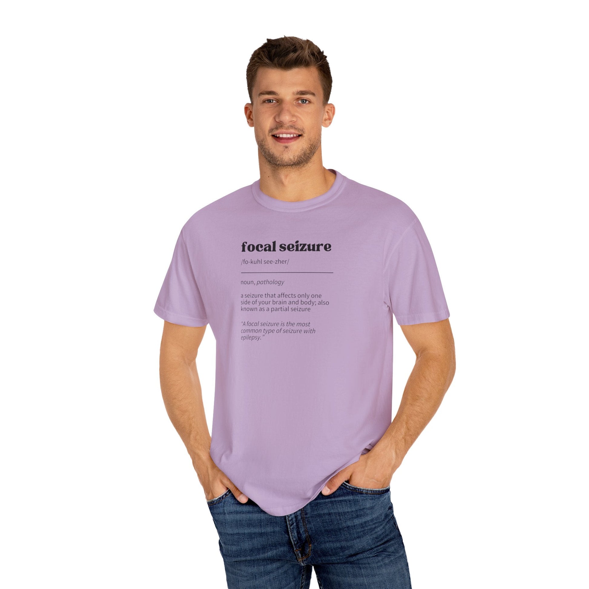 Focal Seizure Definition Unisex Garment - Dyed T - shirt - T - Shirt - Epileptic Al’s Shop