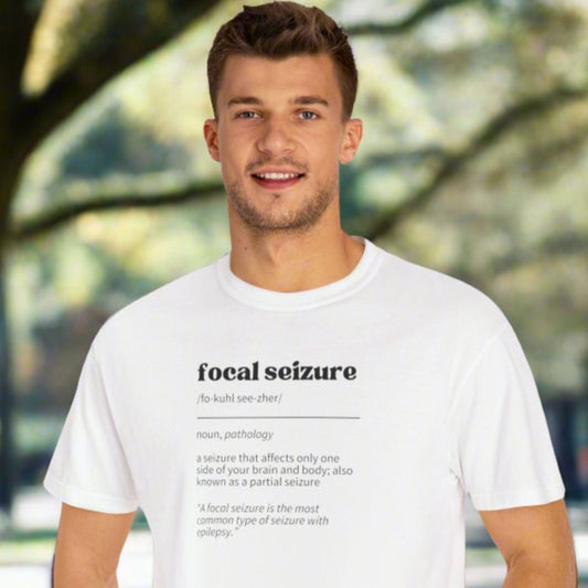 Focal Seizure Definition Unisex Garment - Dyed T - shirt - T - Shirt - Epileptic Al’s Shop