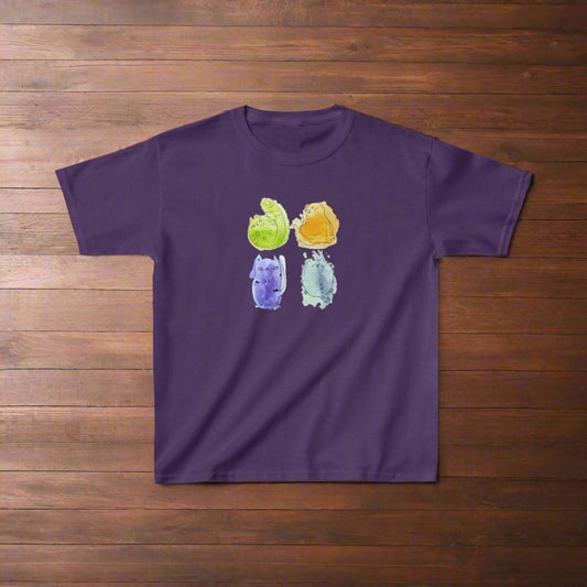 Four Kitties Kids Heavy Cotton™ Tee - Kids clothes - Epileptic Al’s Shop