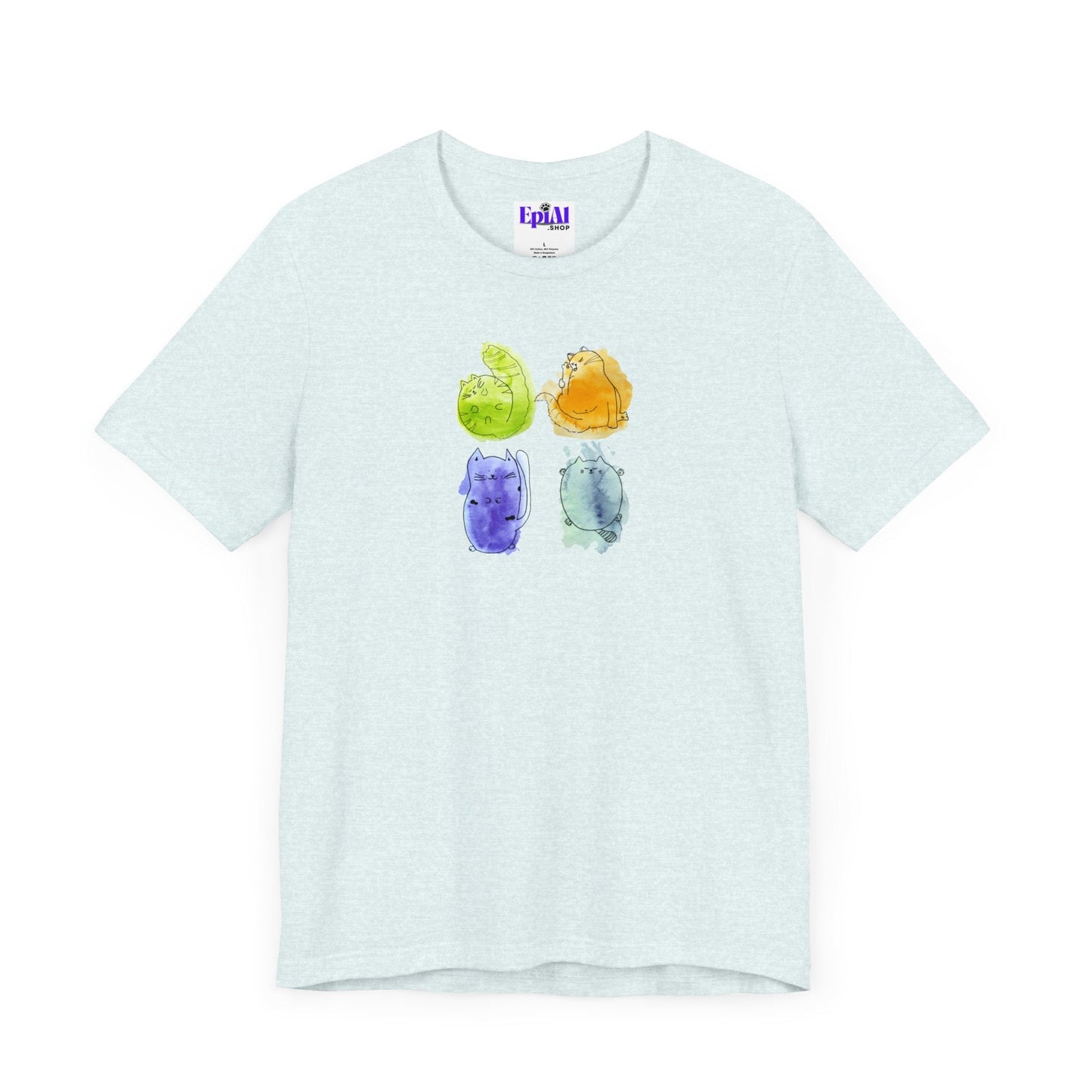 Four Kitties Unisex Jersey Short Sleeve Tee - T - Shirt - Epileptic Al’s Shop