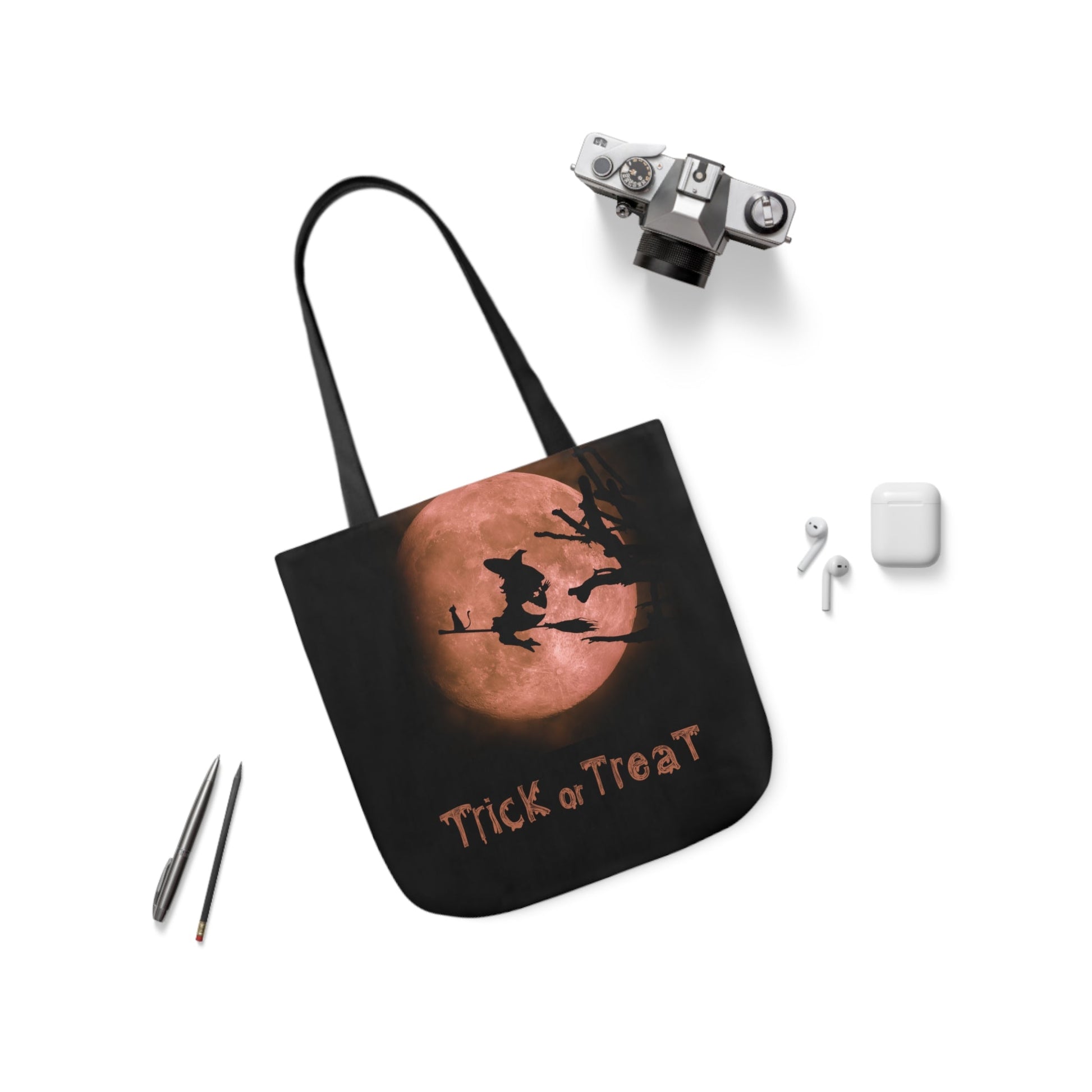 Full Moon Trick or Treat Canvas Tote Bag - Accessories - EpiAl's Shop