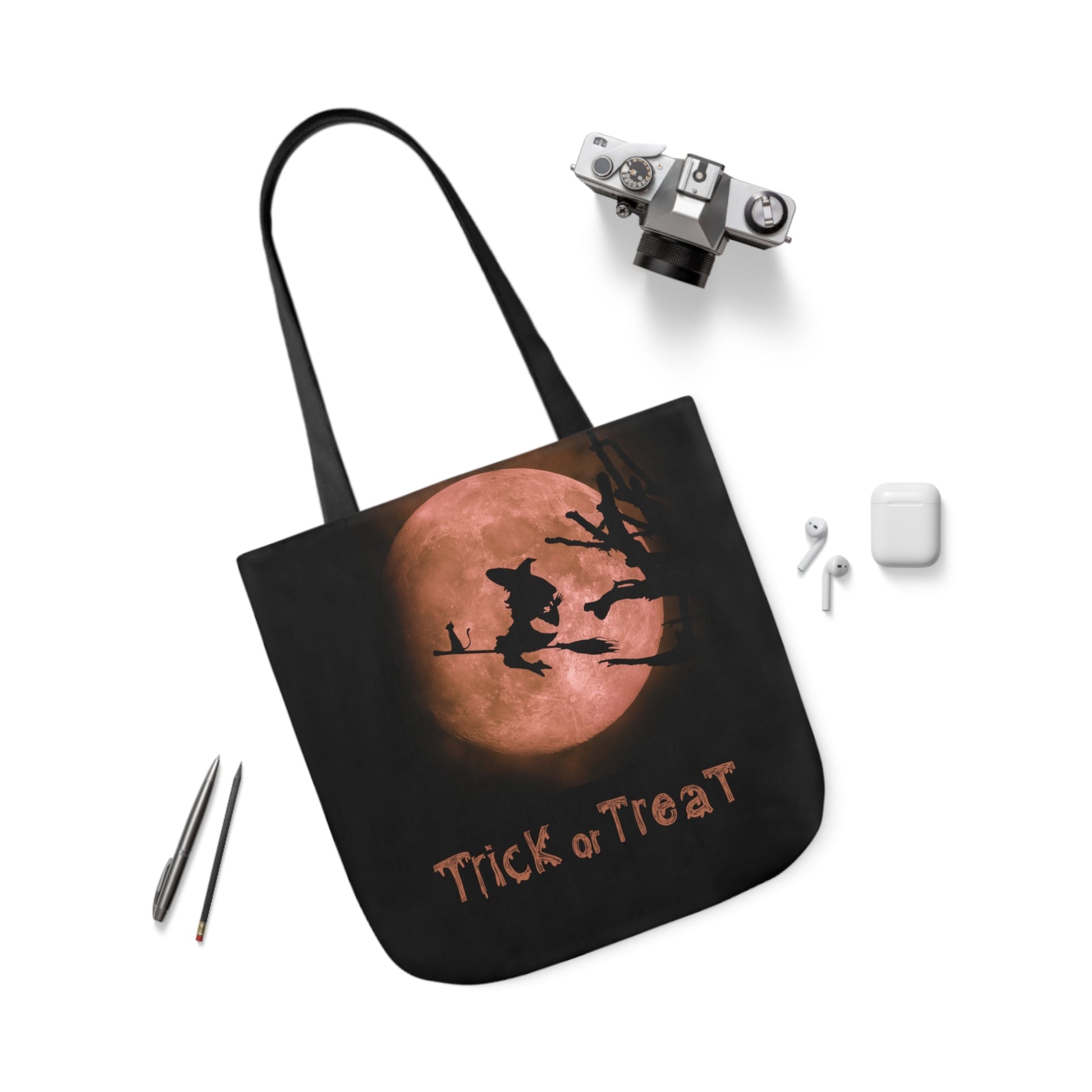 Full Moon Trick or Treat Canvas Tote Bag - Accessories - EpiAl's Shop