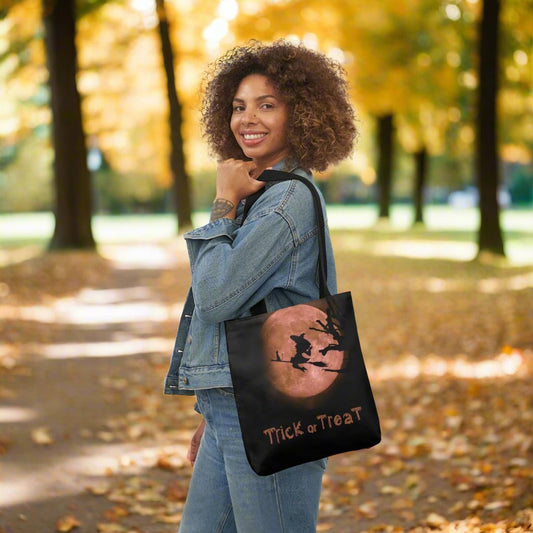 Full Moon Trick or Treat Canvas Tote Bag - Accessories - EpiAl's Shop