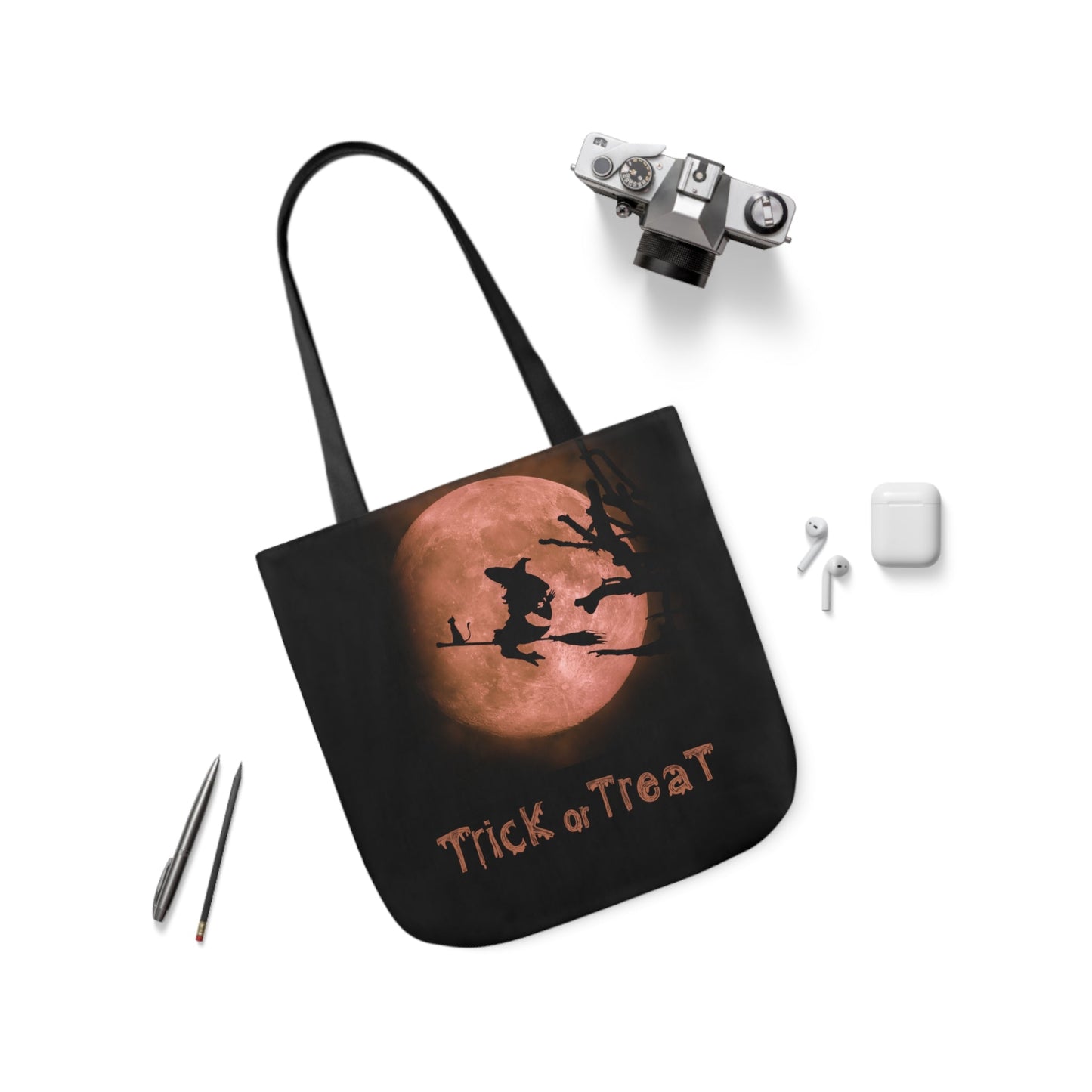 Full Moon Trick or Treat Canvas Tote Bag - Accessories - EpiAl's Shop