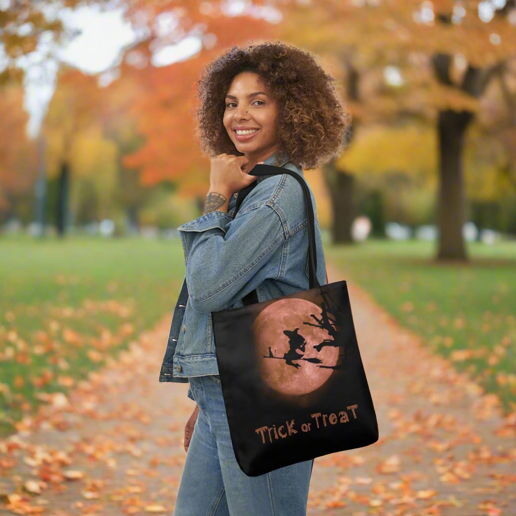 Full Moon Trick or Treat Canvas Tote Bag - Accessories - EpiAl's Shop