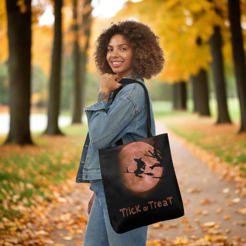 Full Moon Trick or Treat Canvas Tote Bag - Accessories - EpiAl's Shop