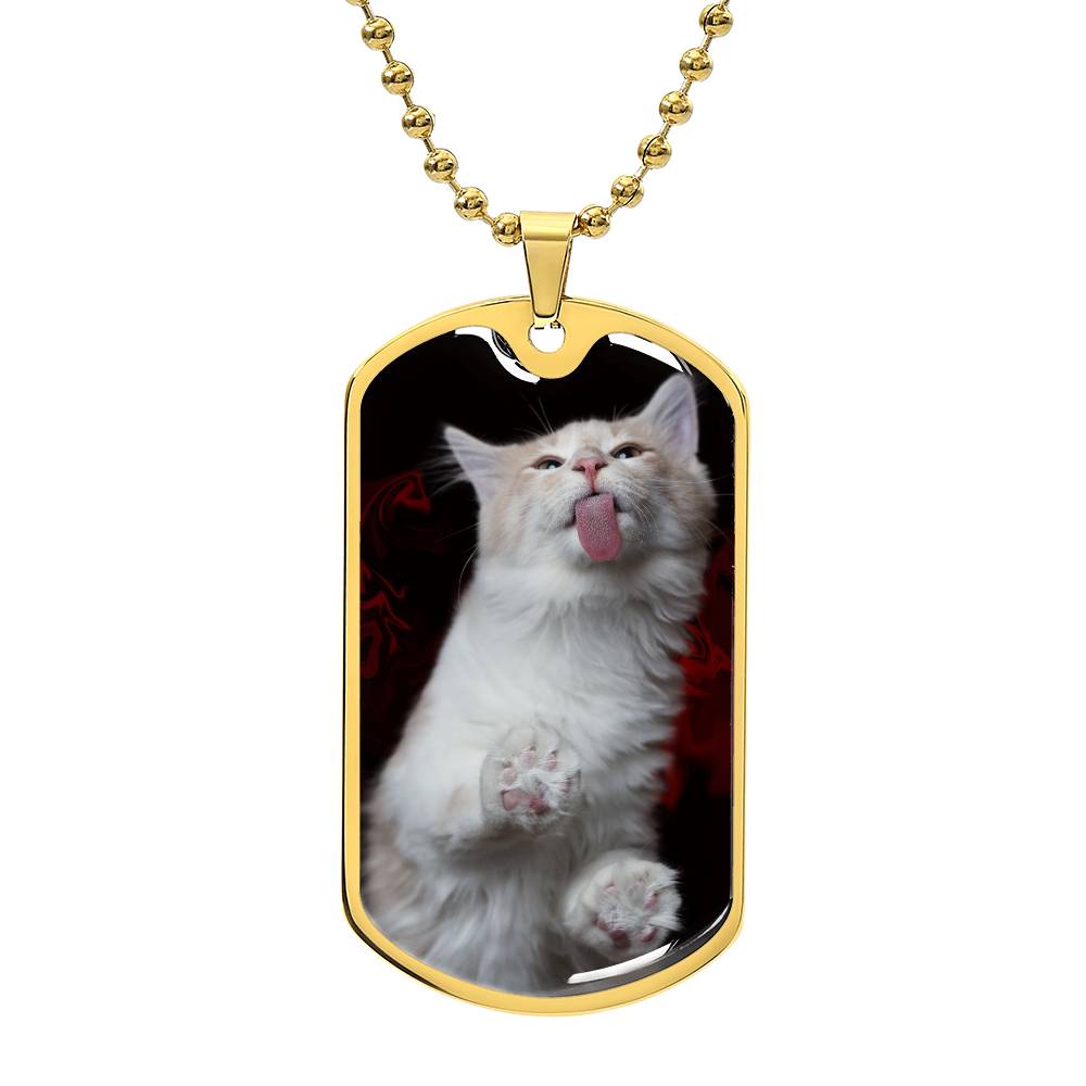 Fuzzy Kitty Necklace - Jewelry - Epileptic Al’s Shop