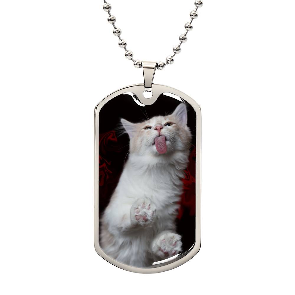 Fuzzy Kitty Necklace - Jewelry - Epileptic Al’s Shop