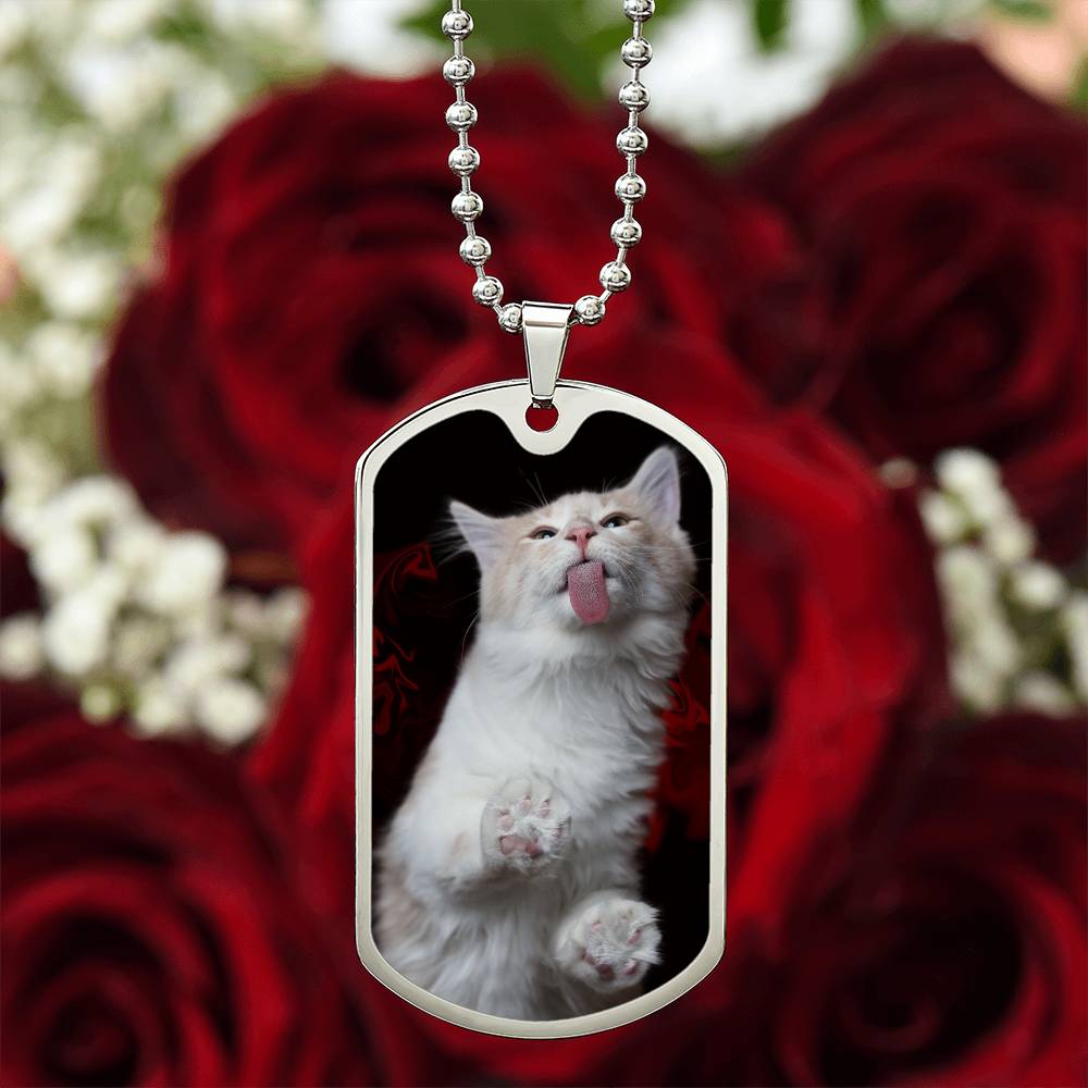 Fuzzy Kitty Necklace - Jewelry - Epileptic Al’s Shop