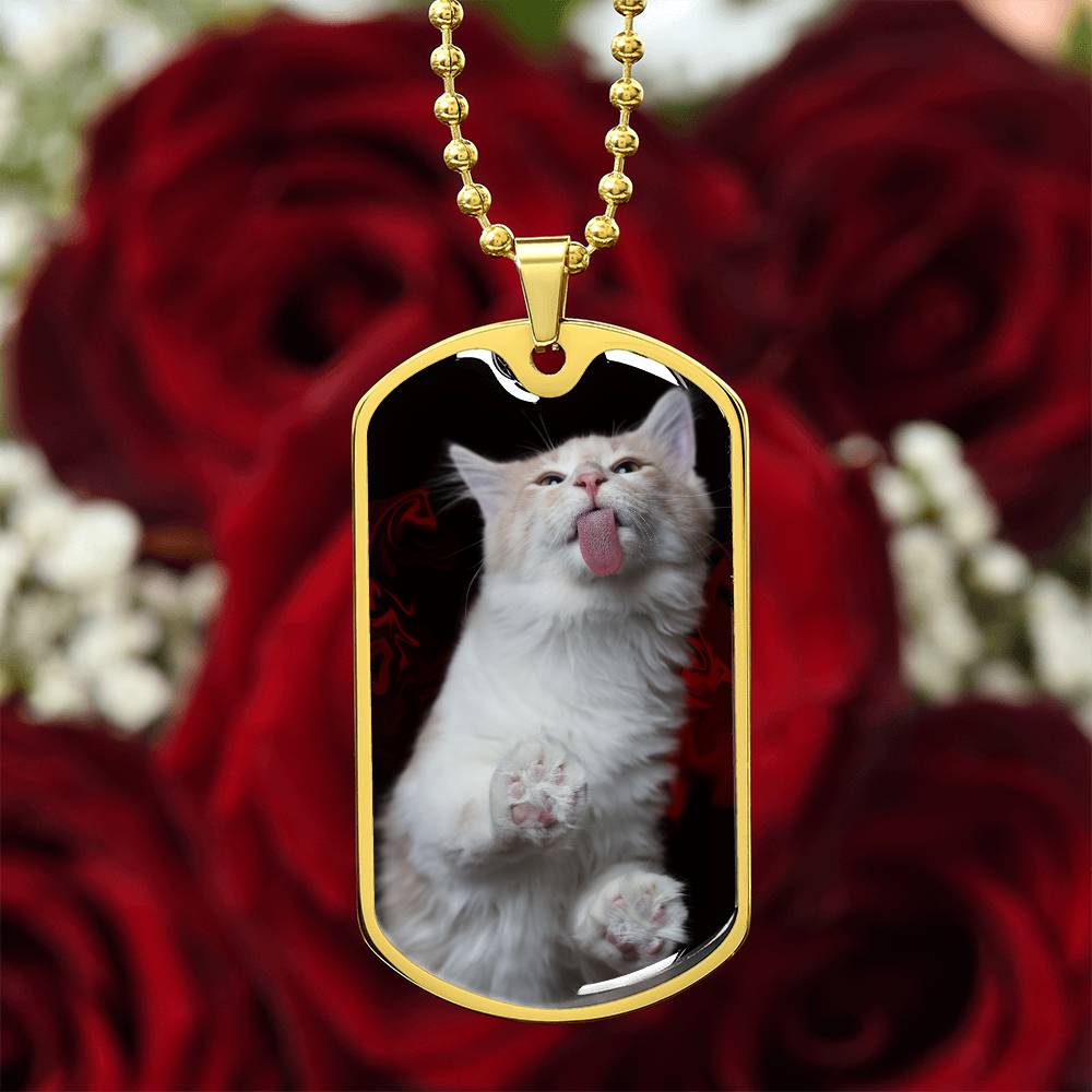 Fuzzy Kitty Necklace - Jewelry - Epileptic Al’s Shop